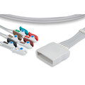 Cables & Sensors Philips Compatible ECG Telemetry Leadwire - 6 Leads Pinch/Grabber LPT6-90P0